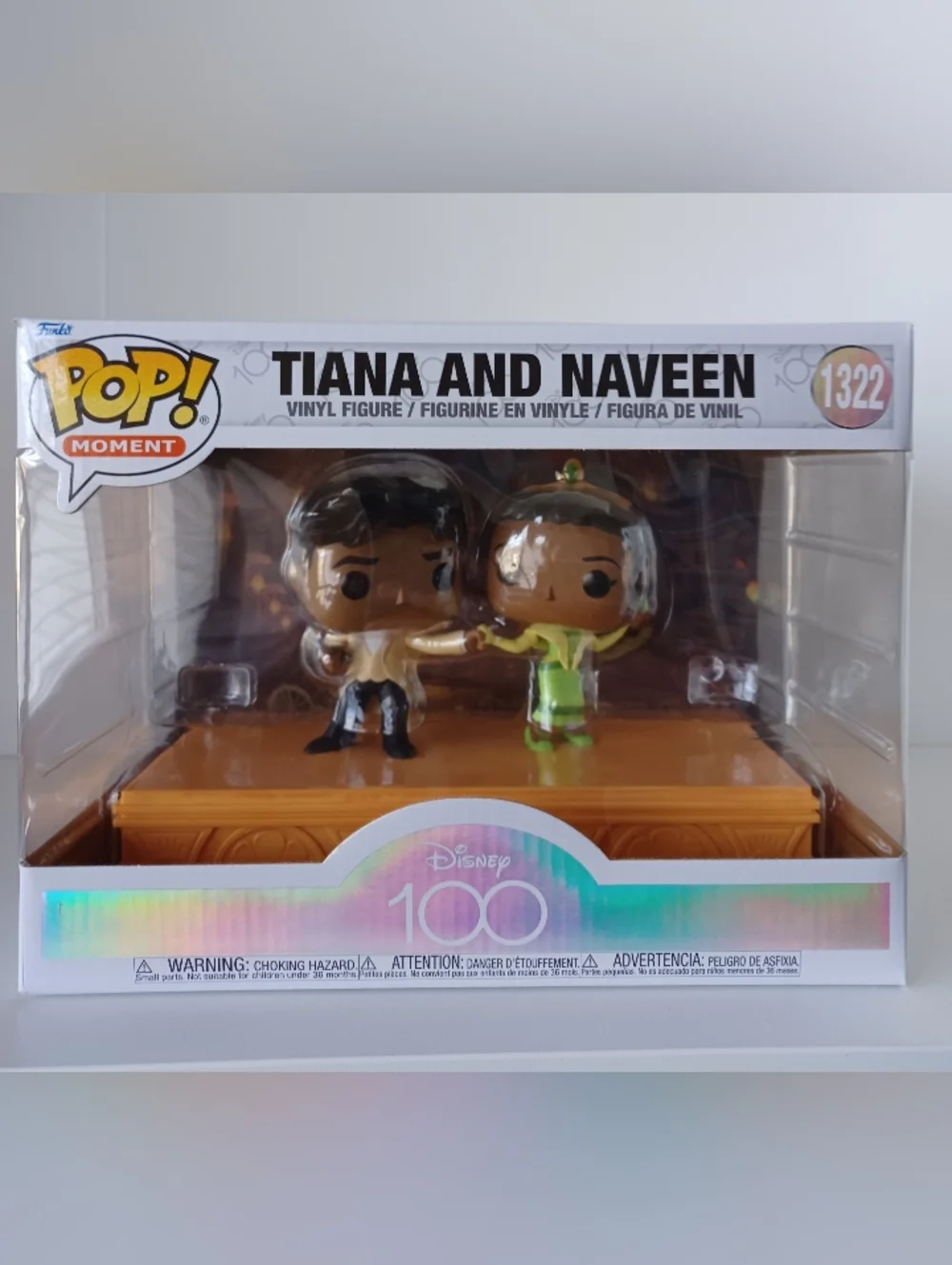 Disney Tiana And Naveen 1322 Princess And The Frog Movie Moment Vinyl Funko‎ Pop